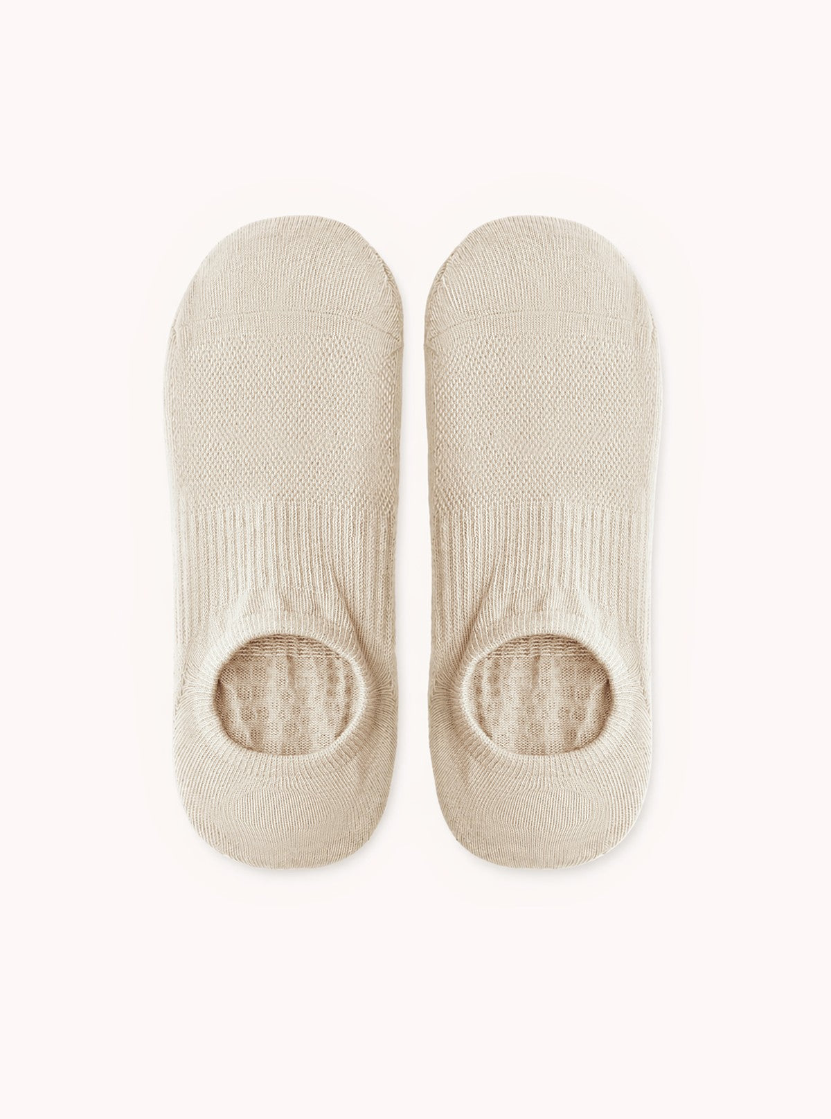Anti-Rutsch-Socken für Yoga und Pilates mit Silberfaser Perlgrau