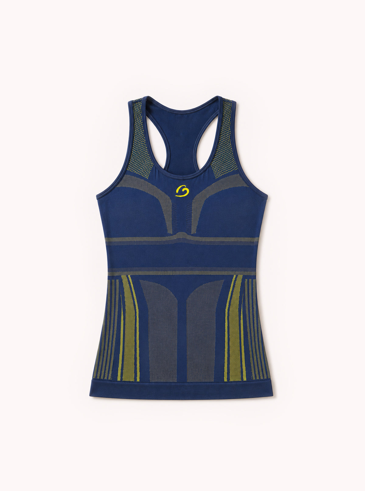 CANOTTA SPORTIVA DONNA MODELLANTE BLU