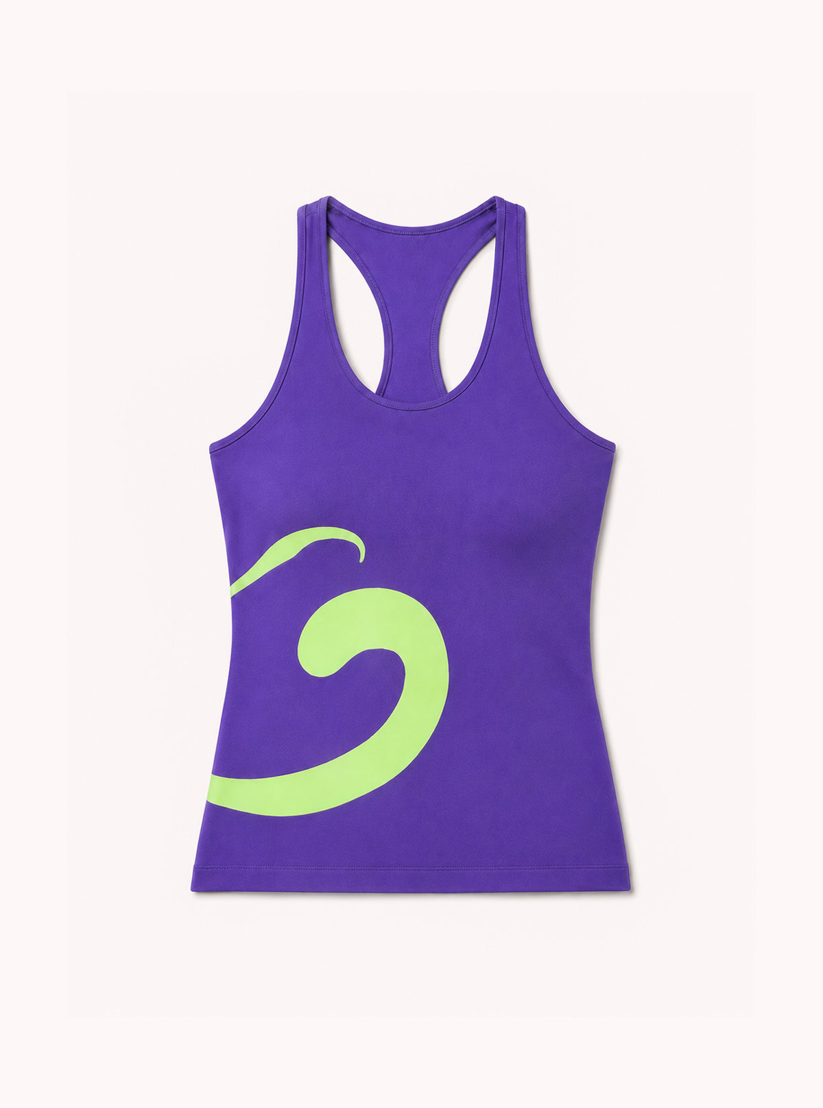 CANOTTA SPORT MAXI LOGO VIOLA