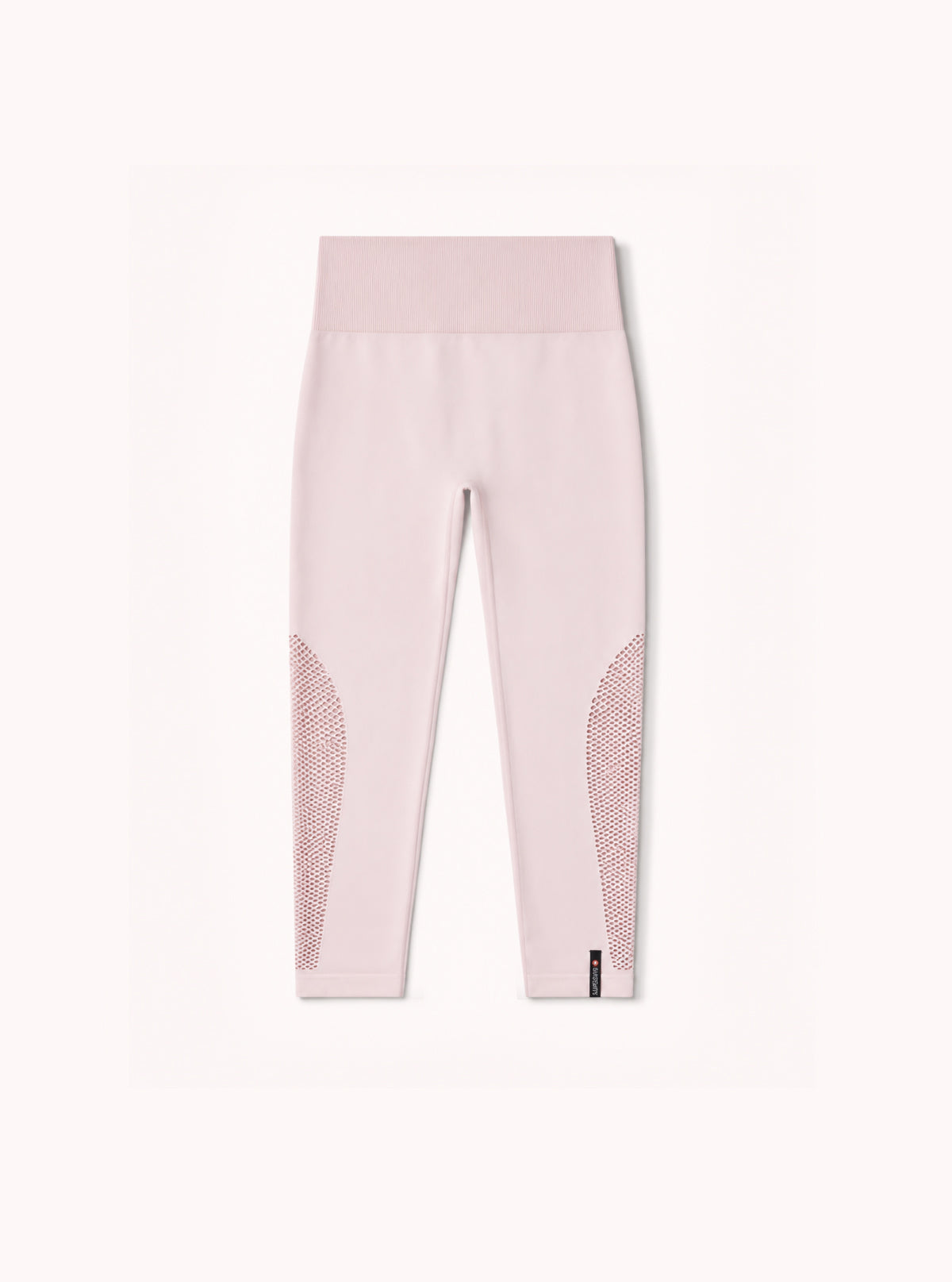 LEGGINGS CAPRI DONNA INSERTO TRAFORATO ROSA