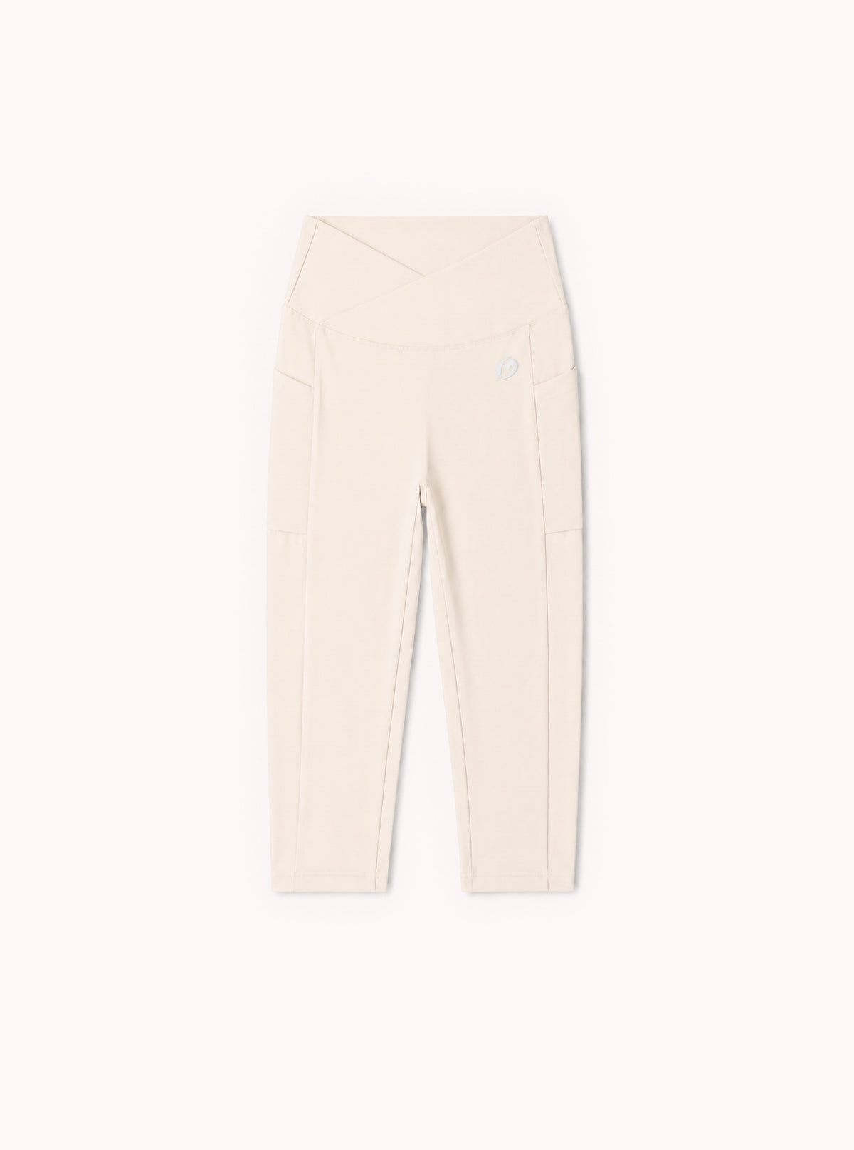 Leggings Capri con tasche Soft Sport Panna