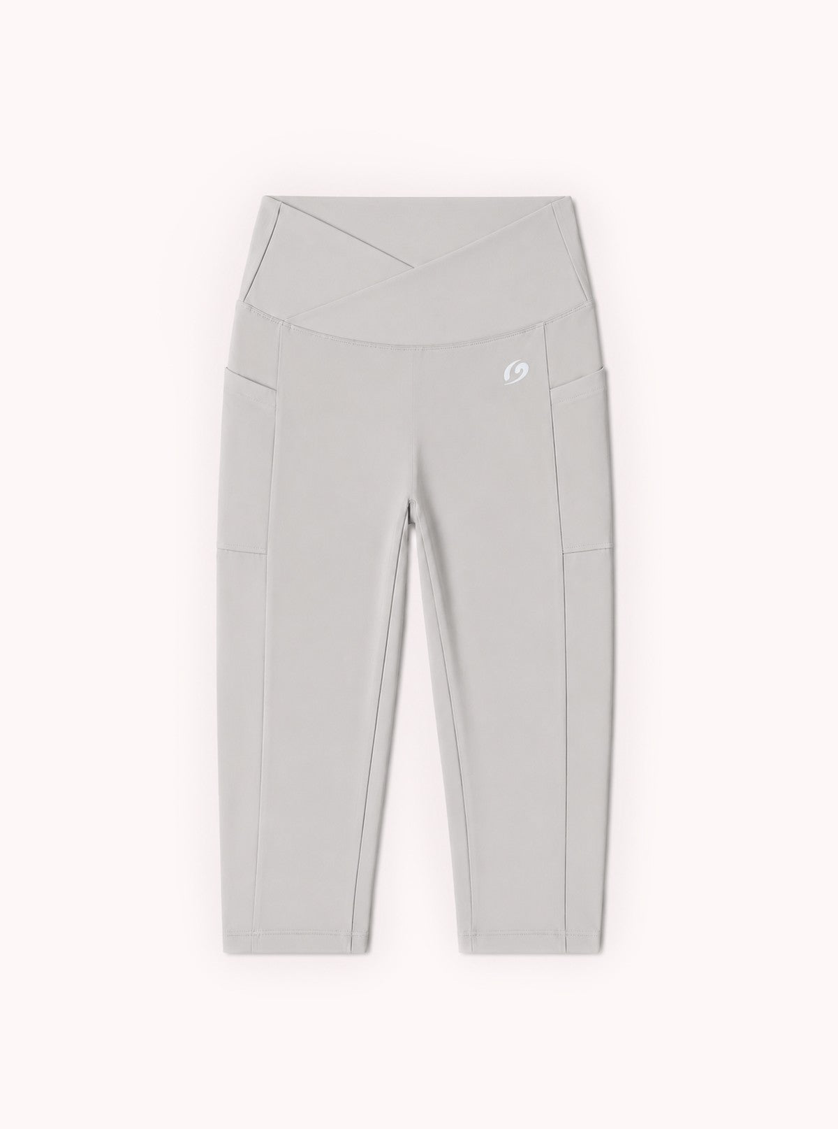 Leggings Capri con tasche Soft Sport Argento