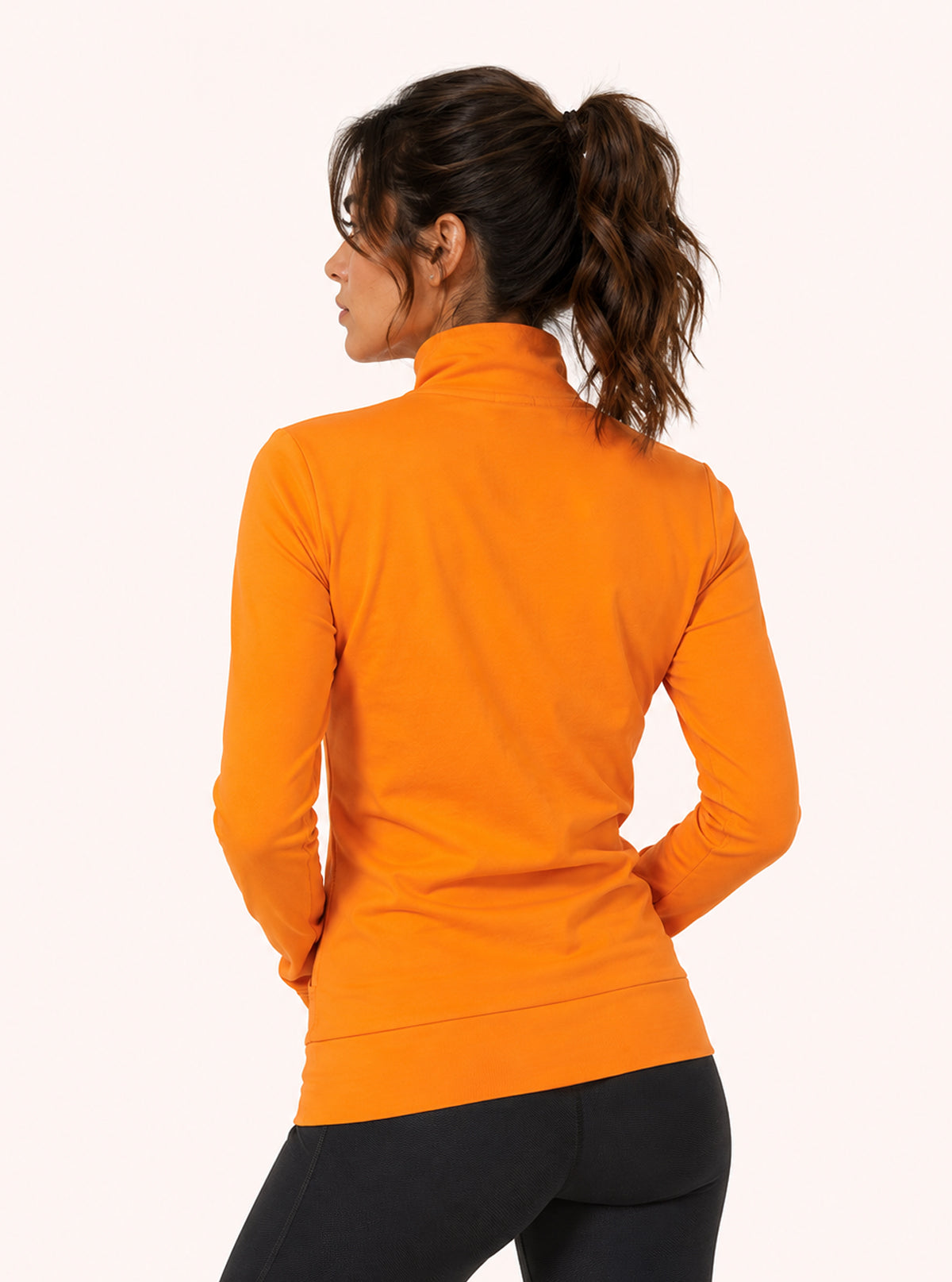 FELPA SPORTIVA DA DONNA ARANCIONE