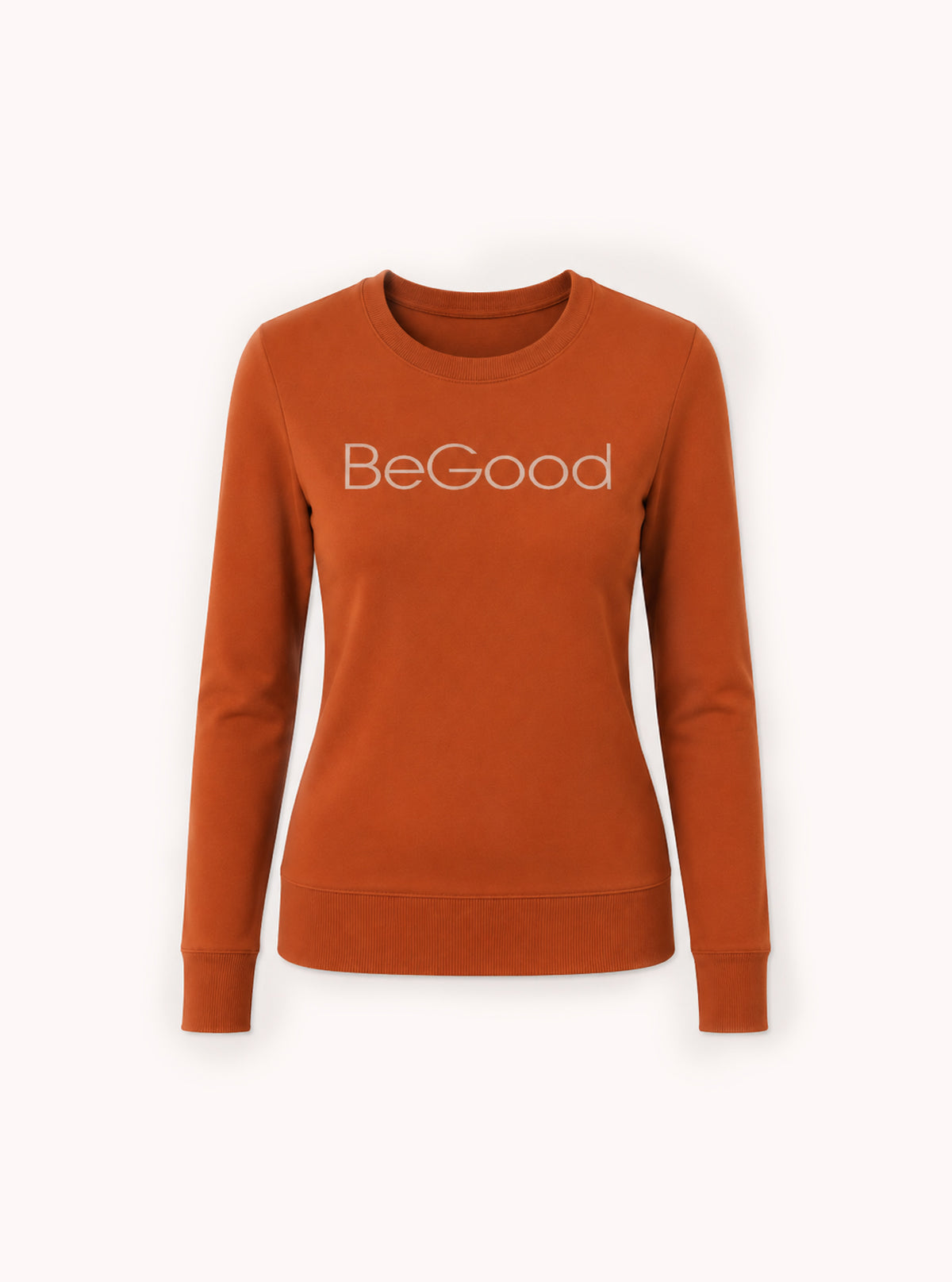 Crewneck Sweater with Bronze Lettering