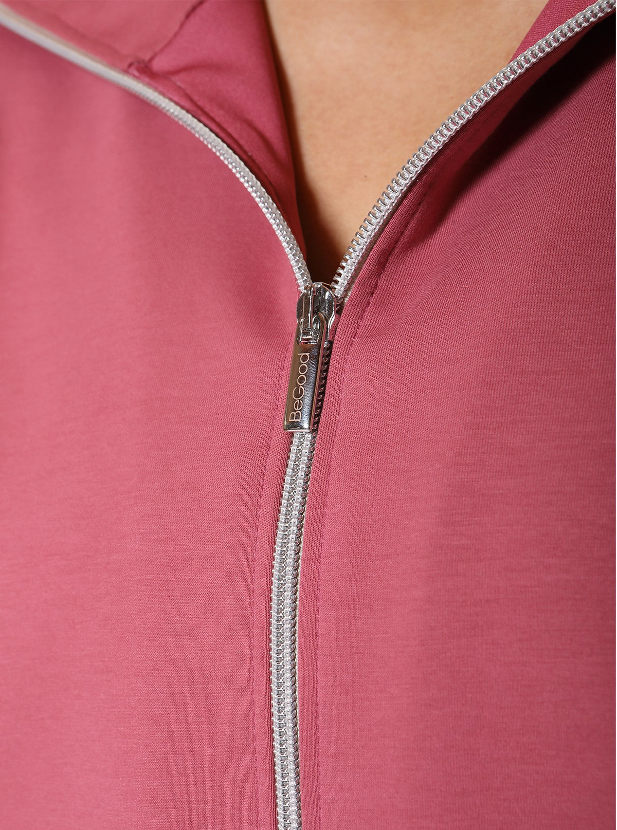 Urban Flow Sweatshirt mit Rundhalsausschnitt Malve