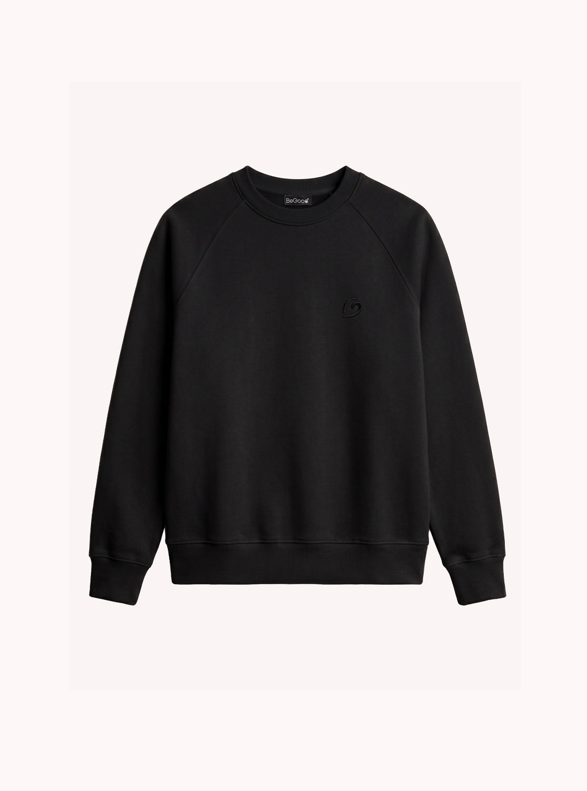 Felpa Girocollo Urban Flow Nero