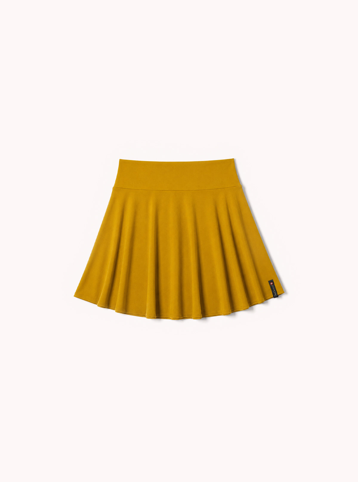 Jupe avec Short Ventre Plat Moutarde