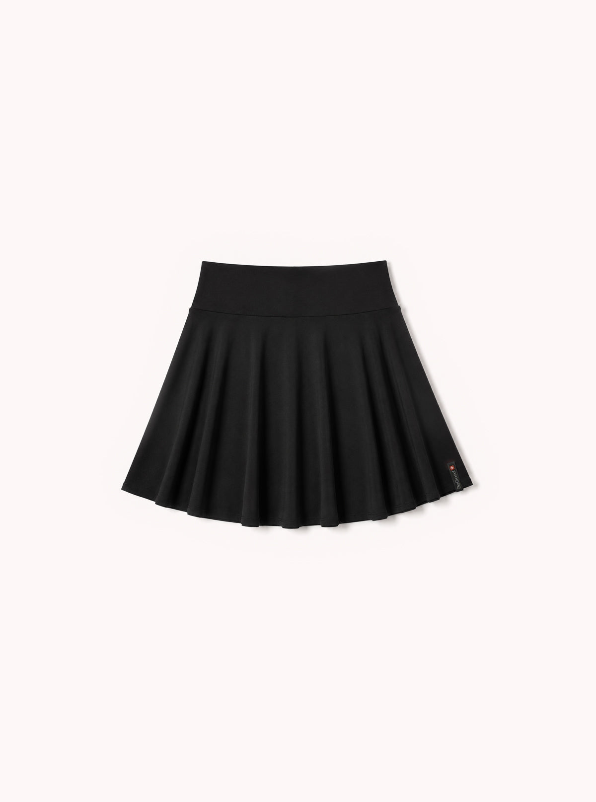 Gonna con Shorts Pancia Piatta Nero