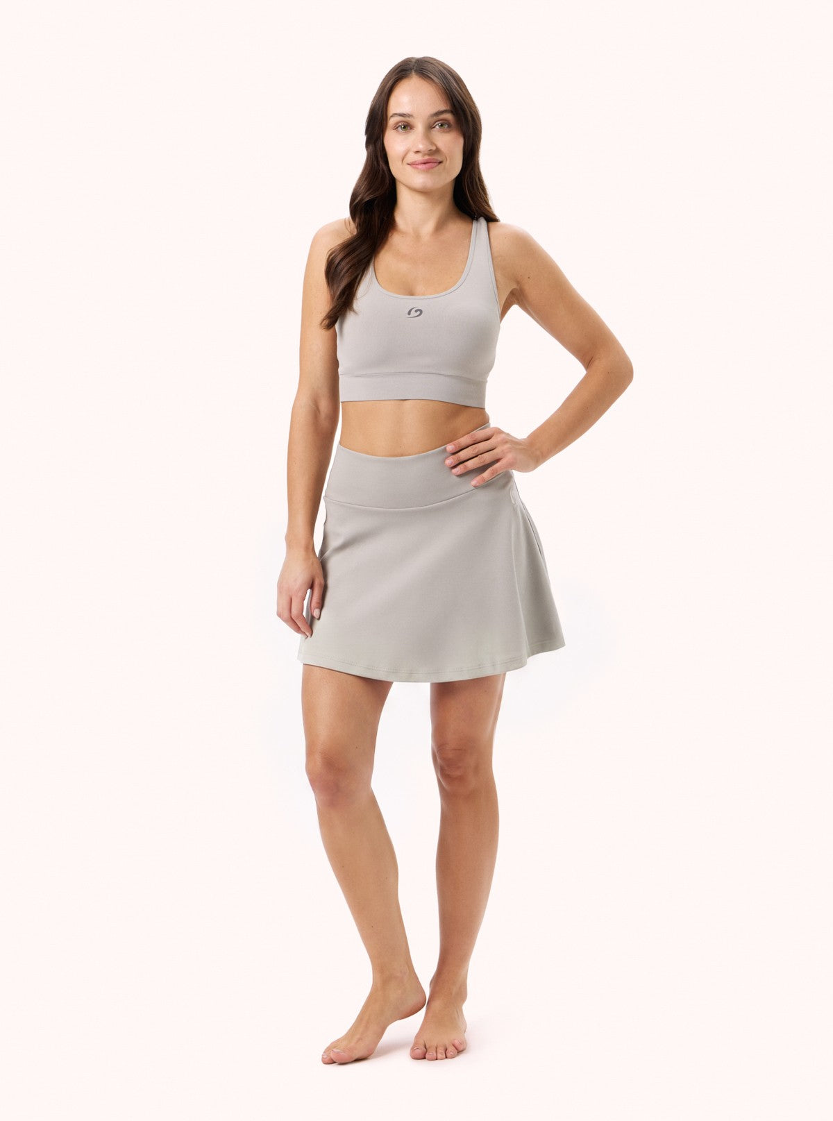 Rock mit Shorts Urban Flow Avio Argento
