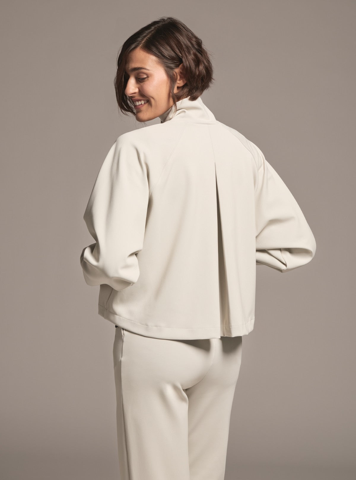 Giacca da Donna con Tasche - Glam Active Bianco Perla
