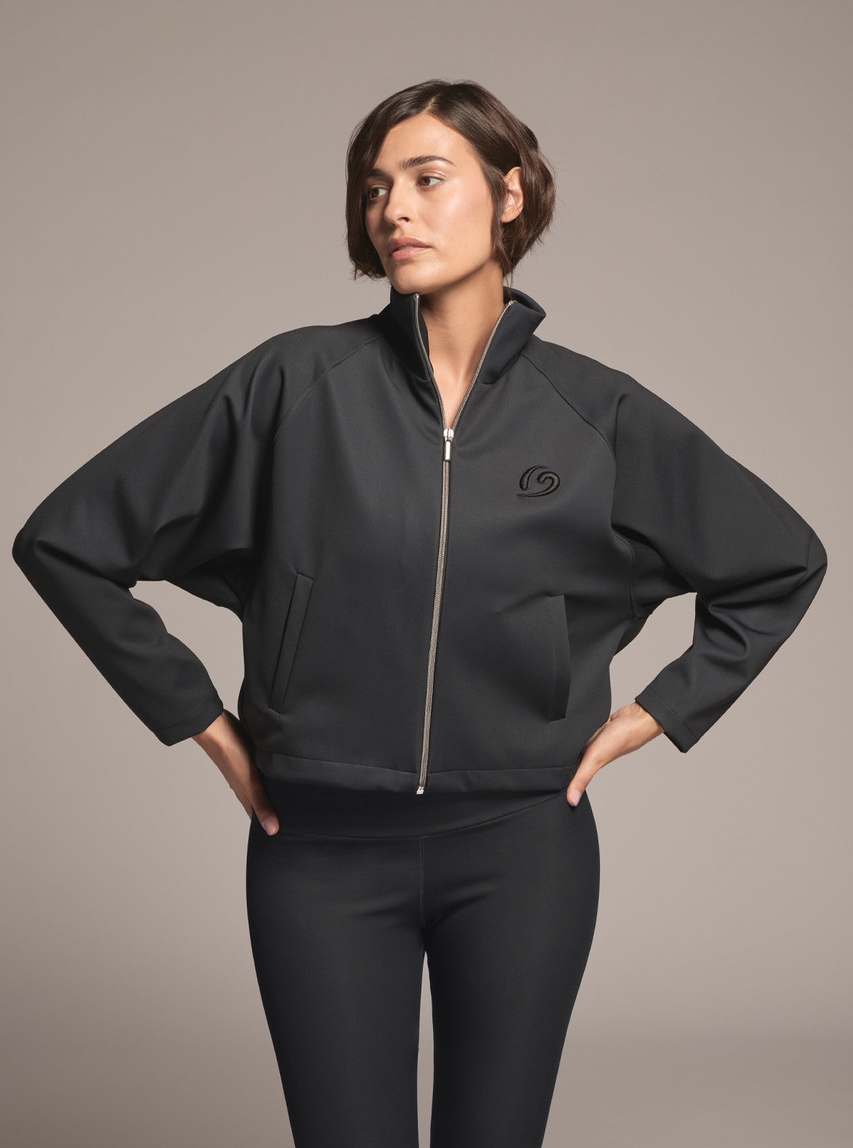 Giacca da Donna con Tasche - Glam Active Nero