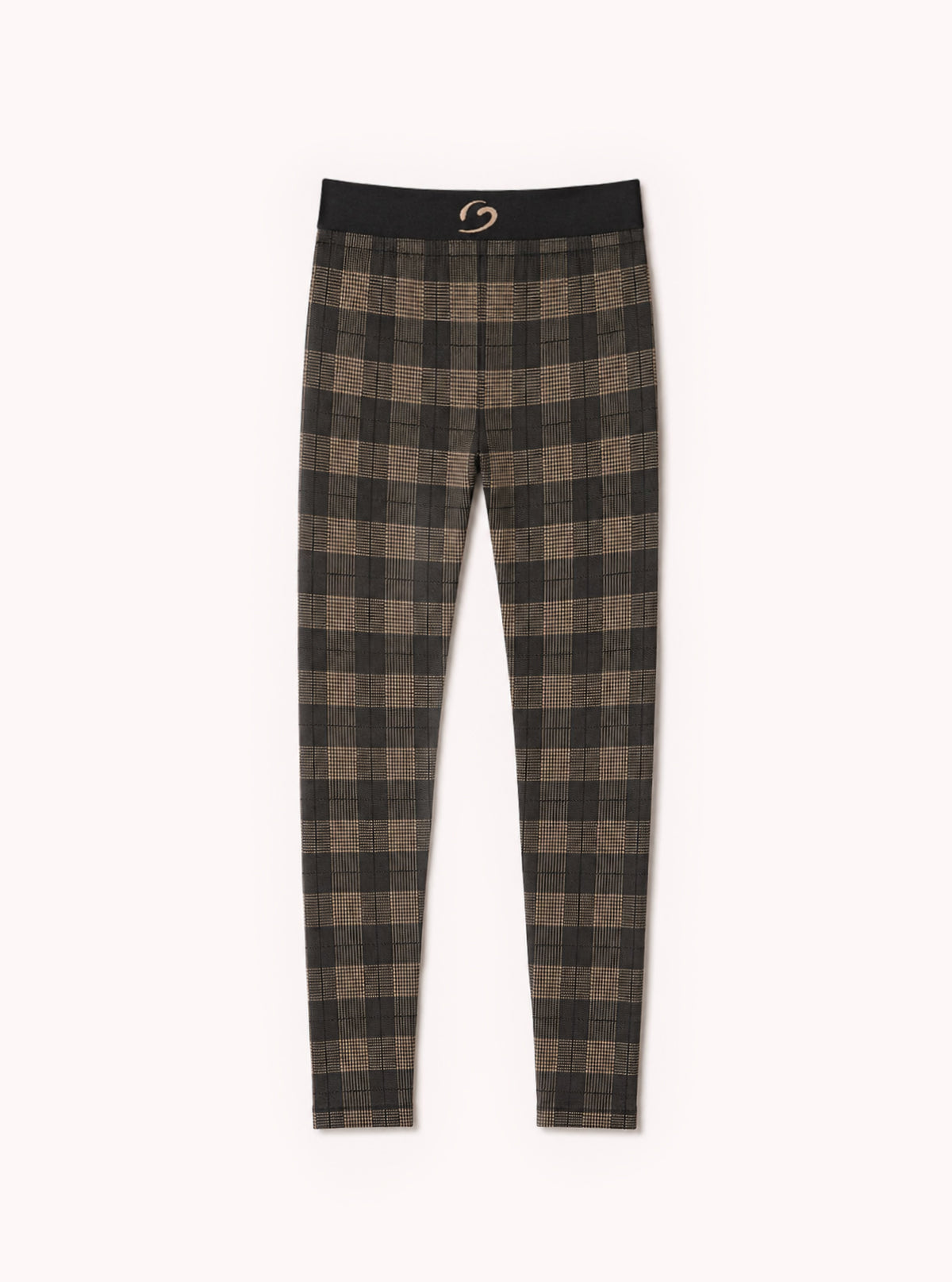 LEGGING SUPERSLIM PRINCIPE DI GALLES NERO/BEIGE