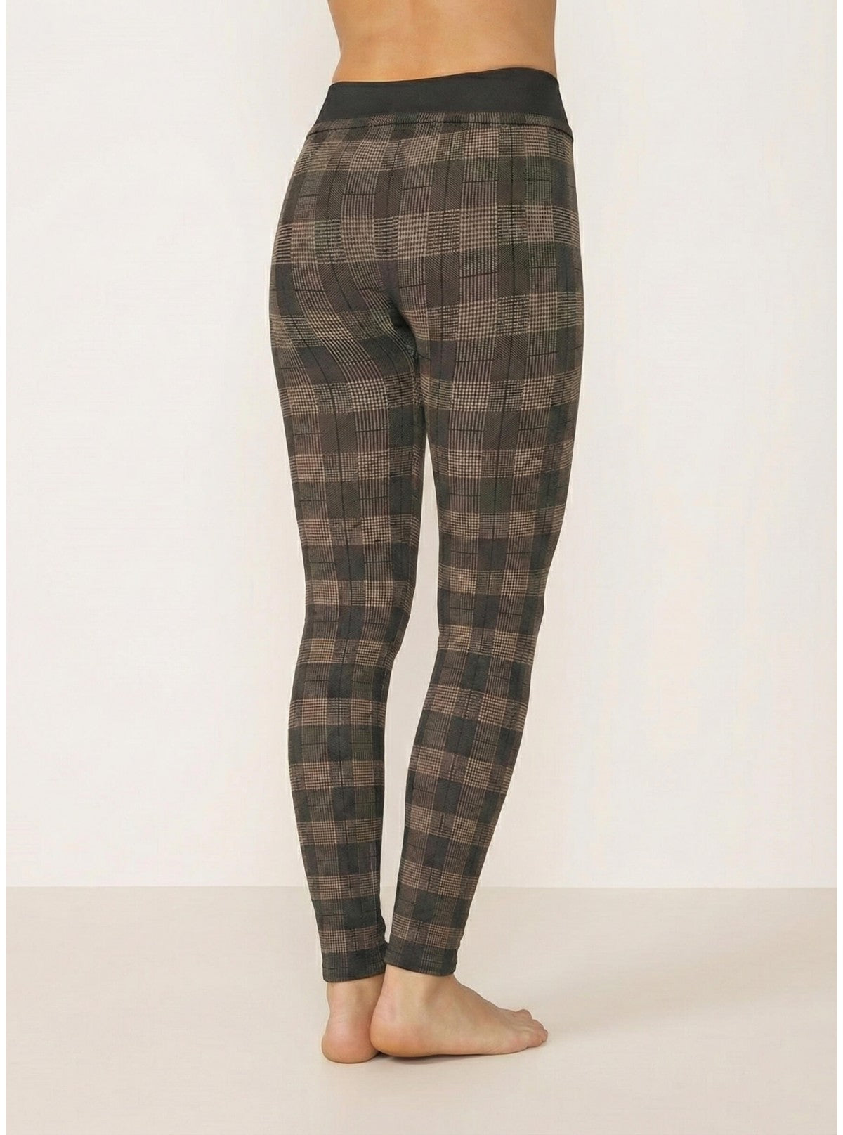LEGGING SUPERSLIM PRINCIPE DI GALLES NERO/BEIGE