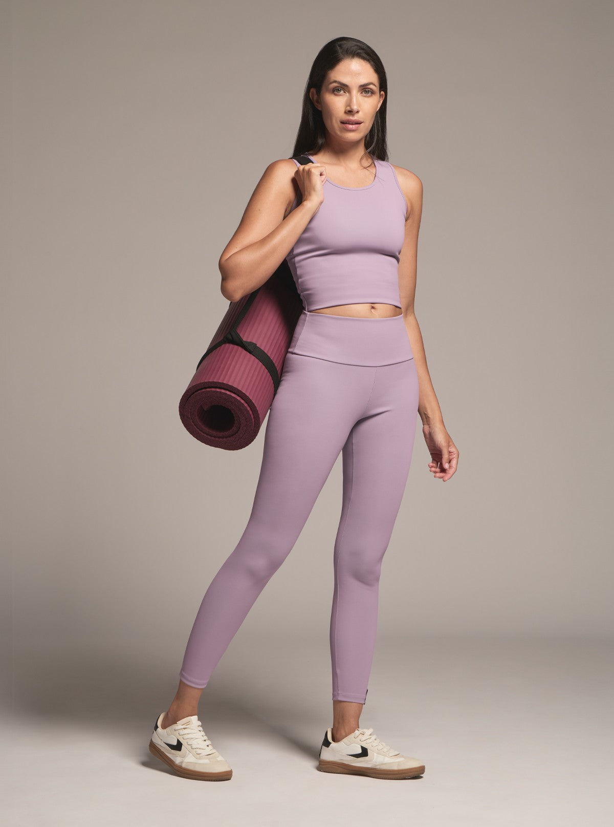 Legging Coprente Snellente - Glam Active Lilla Ametista