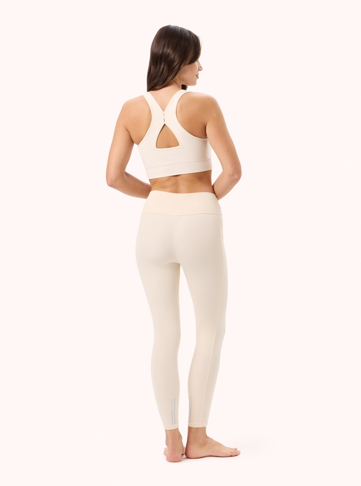 Leggings mit Taschen Soft Sport Creme-Weiß