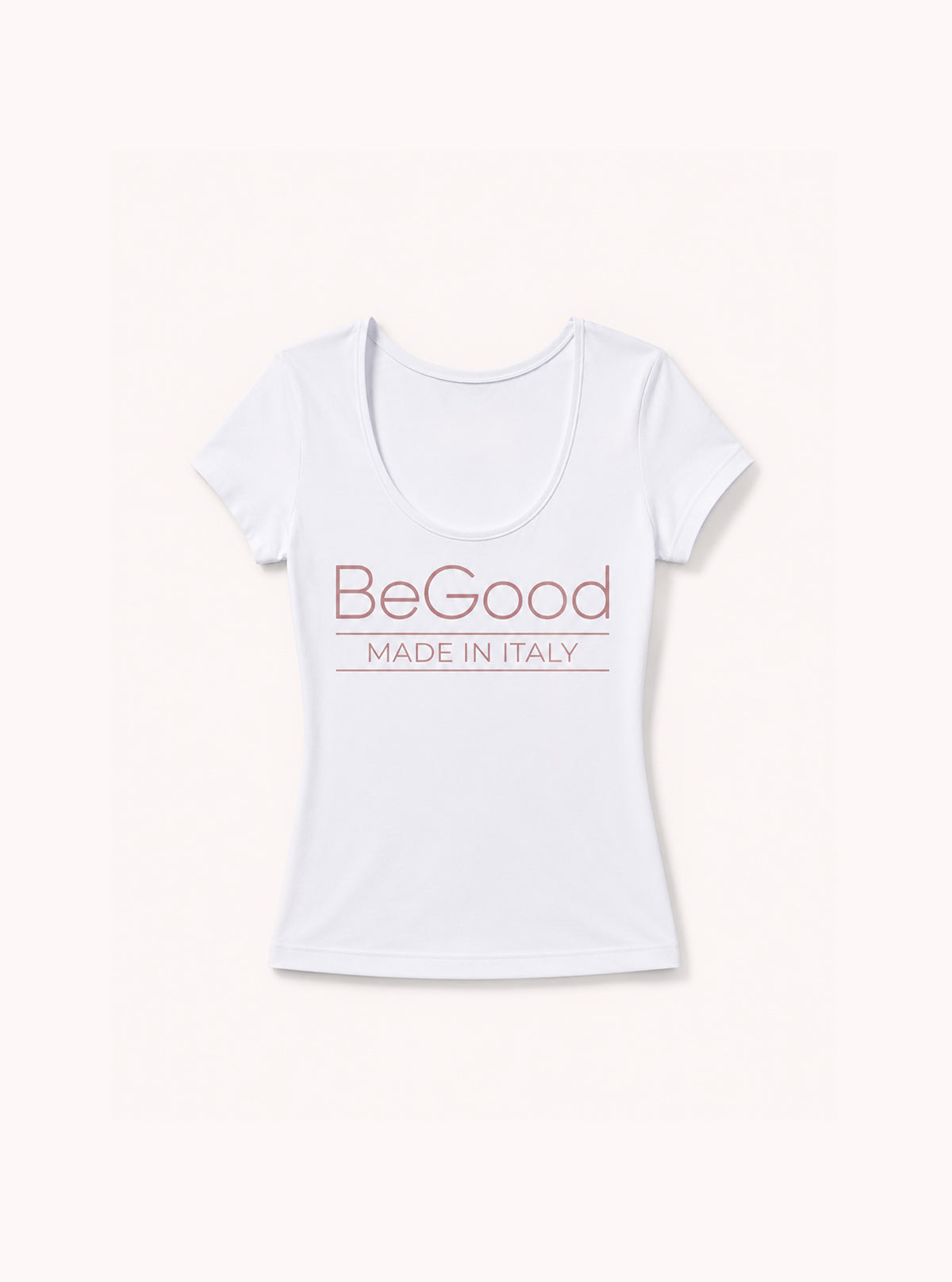 T-SHIRT BIANCA DA DONNA SUPER FRESH BEGOOD ROSA