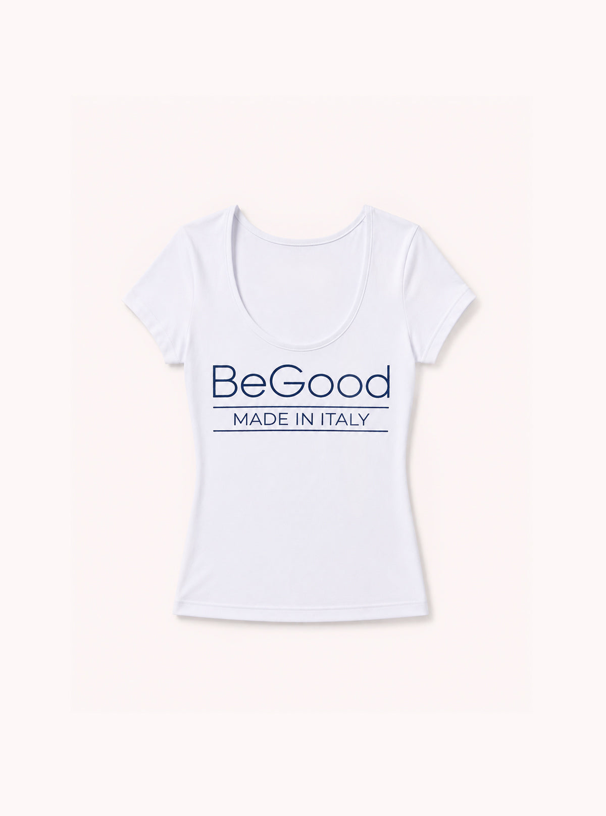 T-SHIRT BIANCA DA DONNA SUPER FRESH BEGOOD BLU