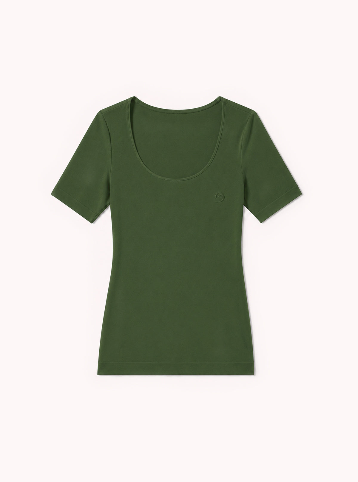 MAGLIA LUNGA DONNA MANICA CORTA SUPER FRESH VERDE