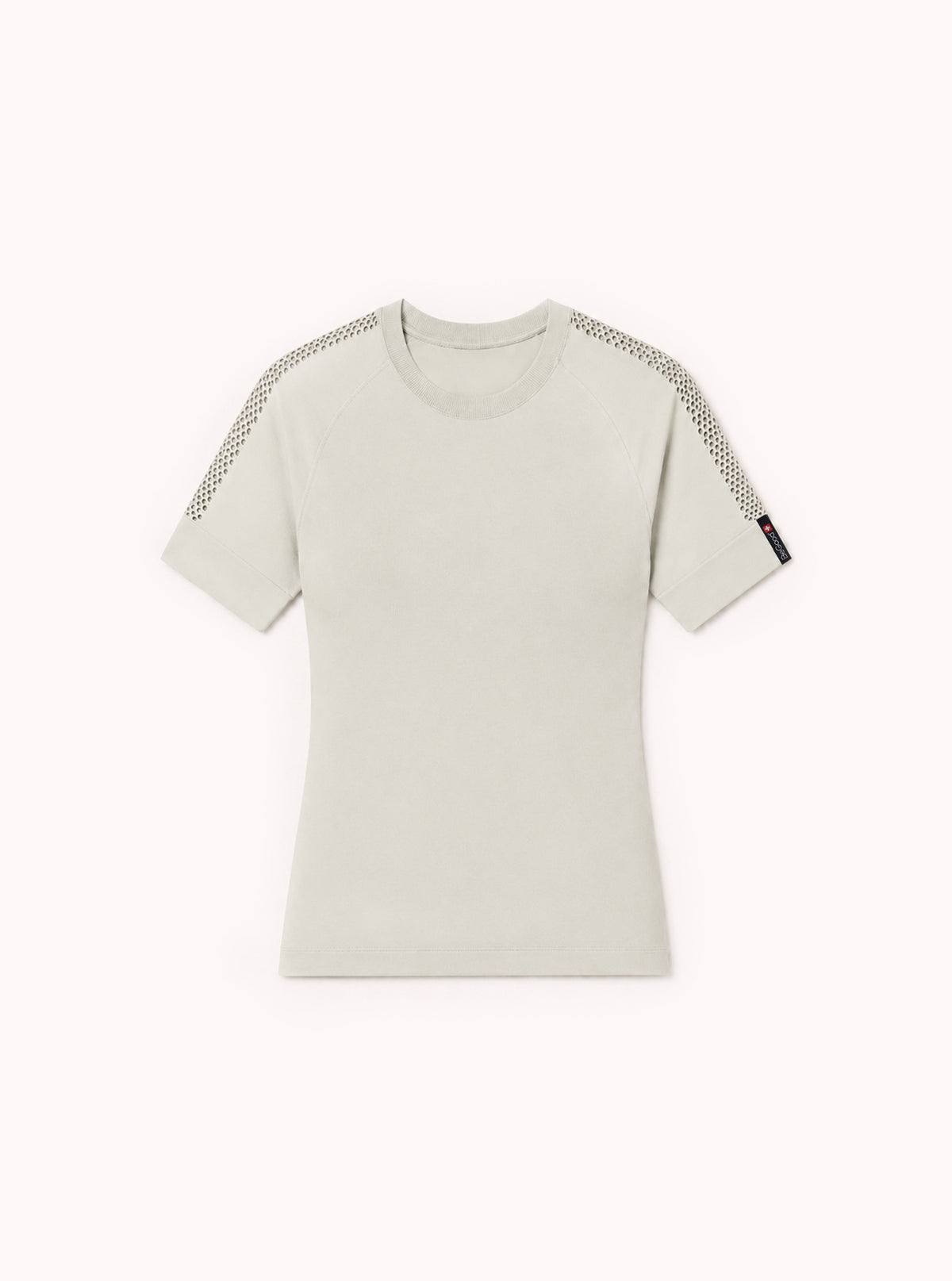 T-SHIRT DONNA INSERTO TRAFORATO CORDA