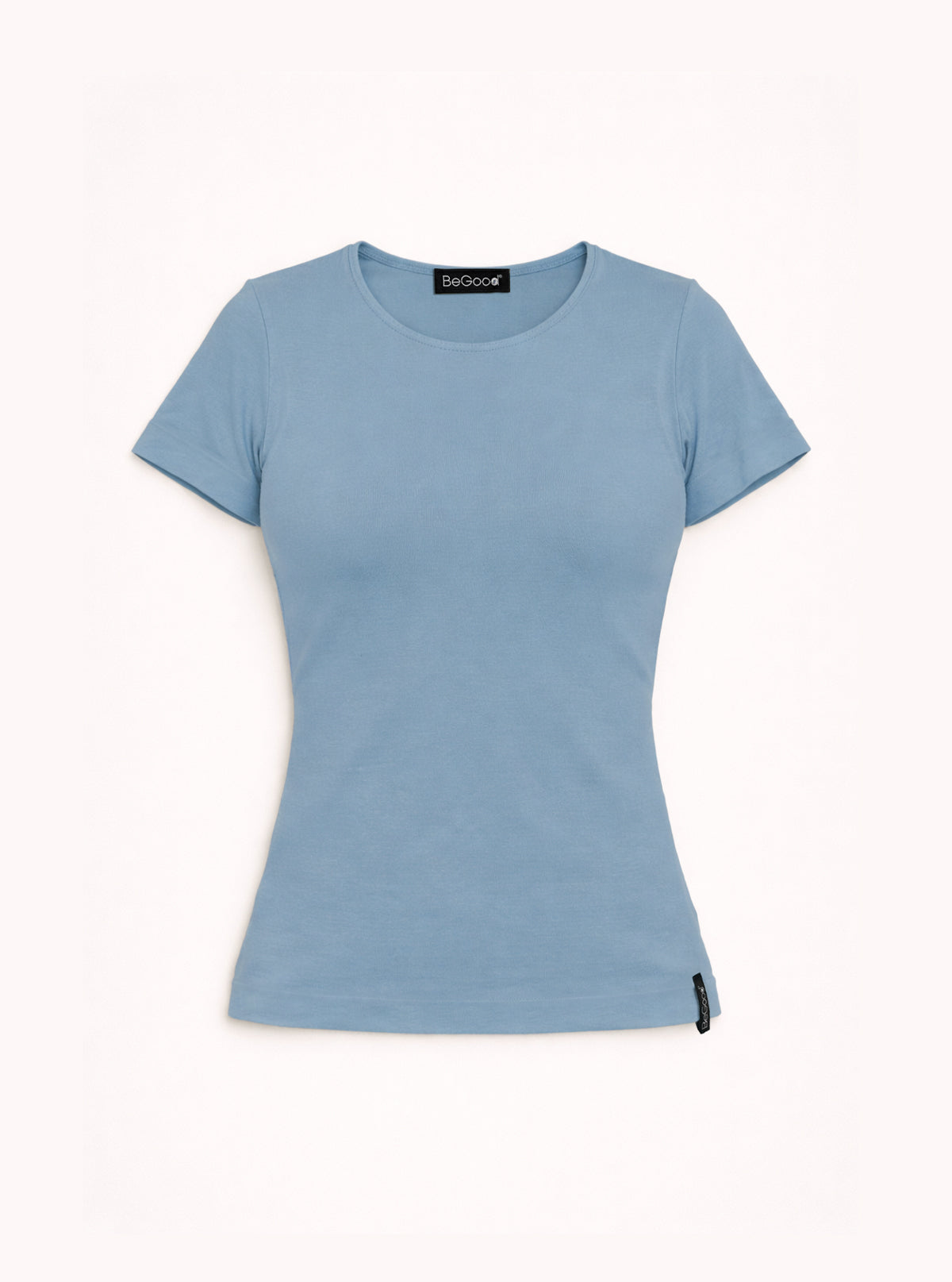 Maglia girocollo manica corta Avio Chiaro