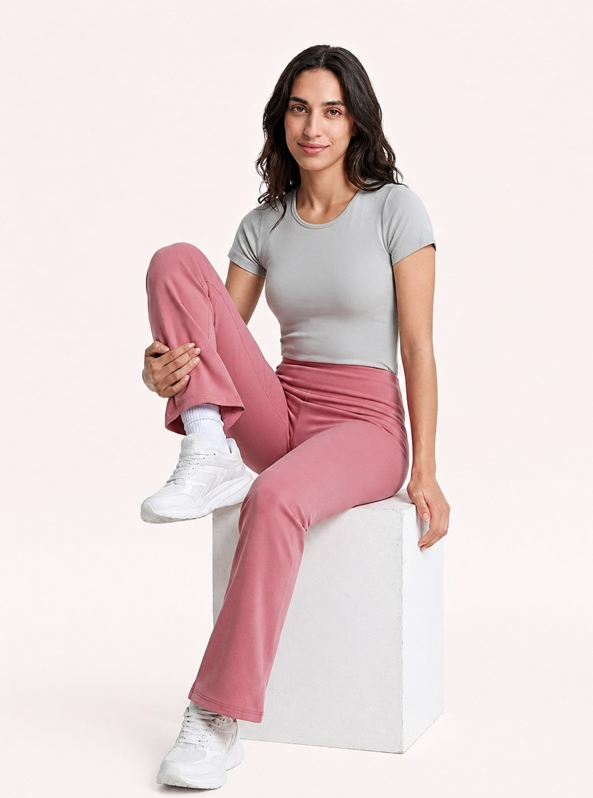 Pantaloni a Palazzo Urban Flow Malva