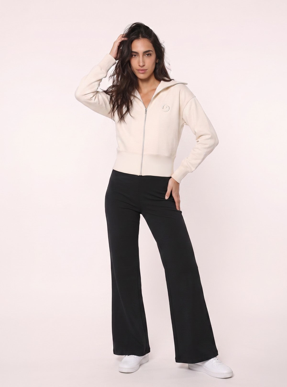 Pantaloni a Palazzo Urban Flow Nero