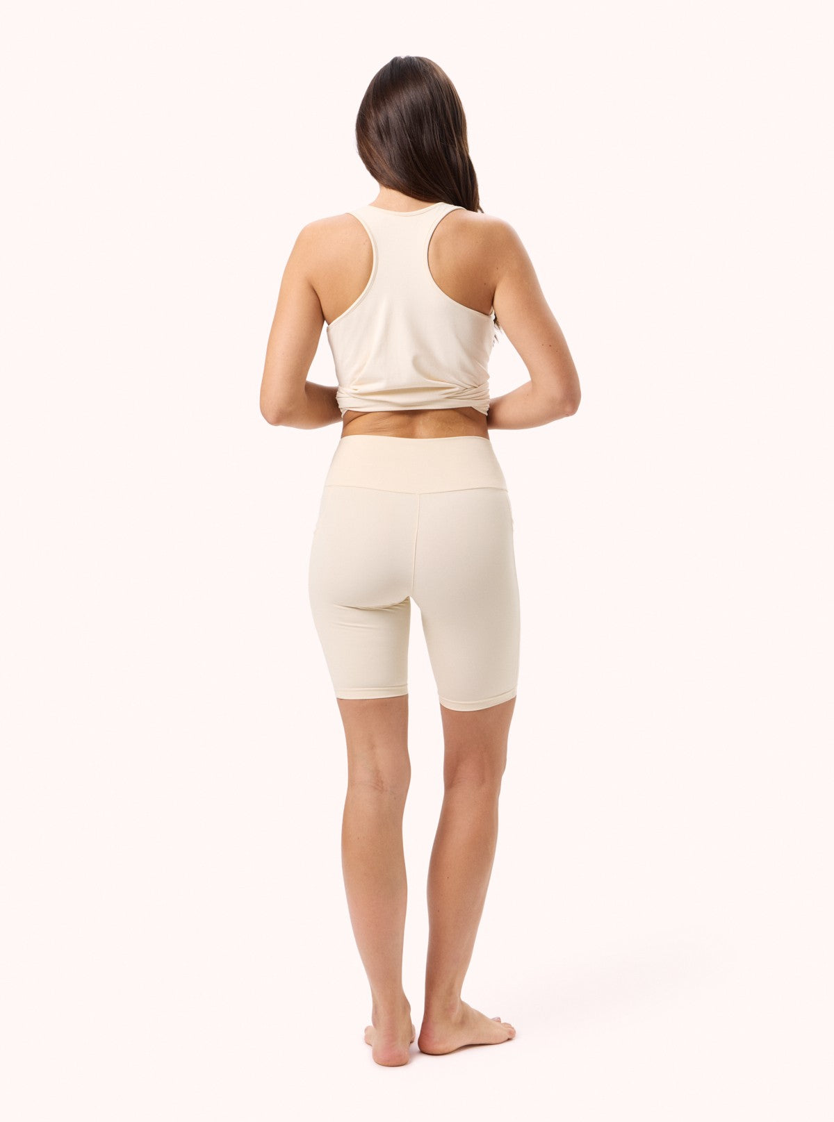 Shorts con tasche Soft Sport Panna