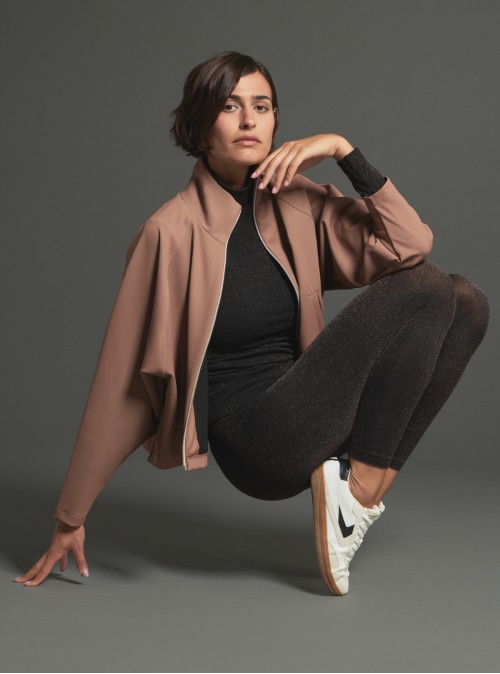 Extra Blickdichte und Slim Lurex-Leggings