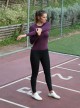 Maglia Girocollo A Manica Lunga Modellante Glam Active + Legging Modellante Superslim