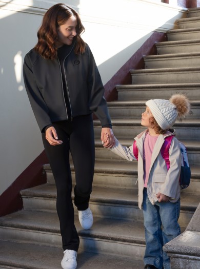 Veste Femme avec Poches + Pantalon Jazz + Top Manches...