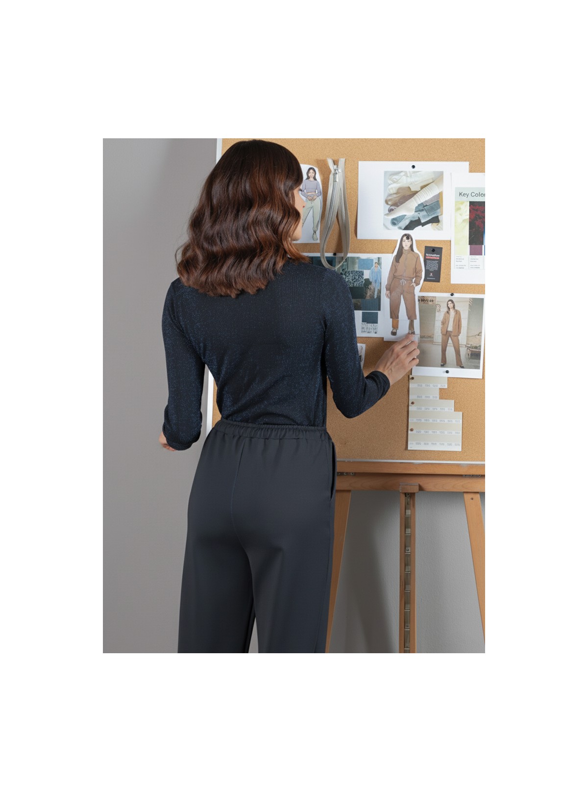 Maglia Lupetto Modellante Lurex + Pantalone Joggers