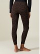 Legging Animalier Zébré noir-marron effet Amincissant et Hydratant