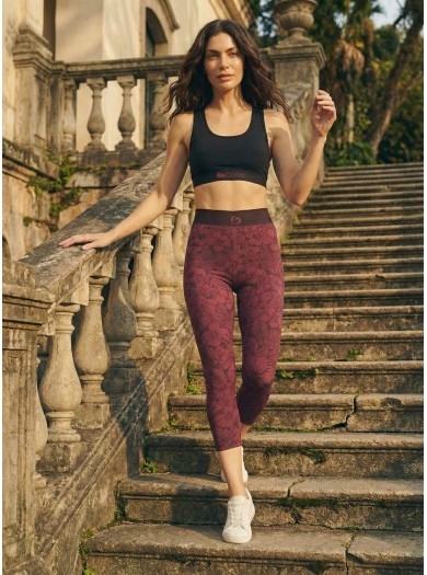Legging Capri Superslim Fiorato