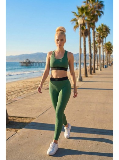 Slim Ribbed Leggings