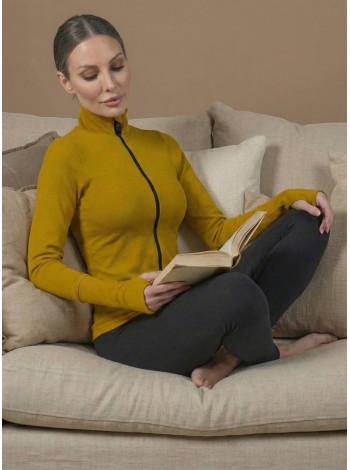 Ribbed Bioceramic Fleece Jacket