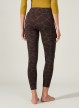 Leggings Jirafa hidratantes con efecto estilizante color negro-marron