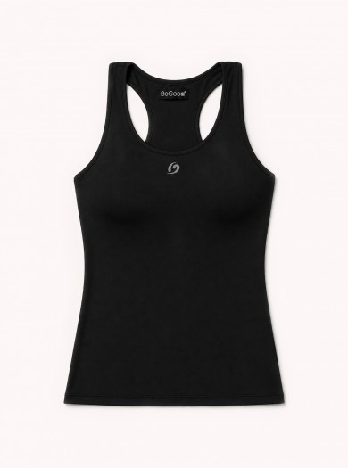 Soft Sport Tank Top With Built-In Sports Bra
