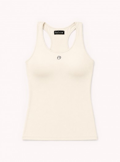 Soft Sport Tank Top With Built-In Sports Bra