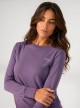 Crew Neck Sweater with Embroidered Logo