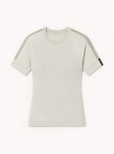 T-Shirt Avec Insert Perforé Sur L’épaule