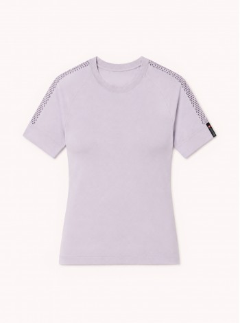 T-Shirt Avec Insert Perforé Sur L’épaule