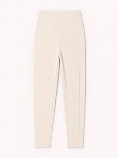 Leggings con tasche Soft Sport Panna