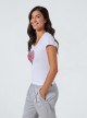 Slimming and hydrating top with heart print | Begood.store