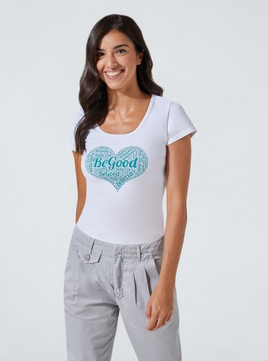 Top Super Fresh with Heart Print