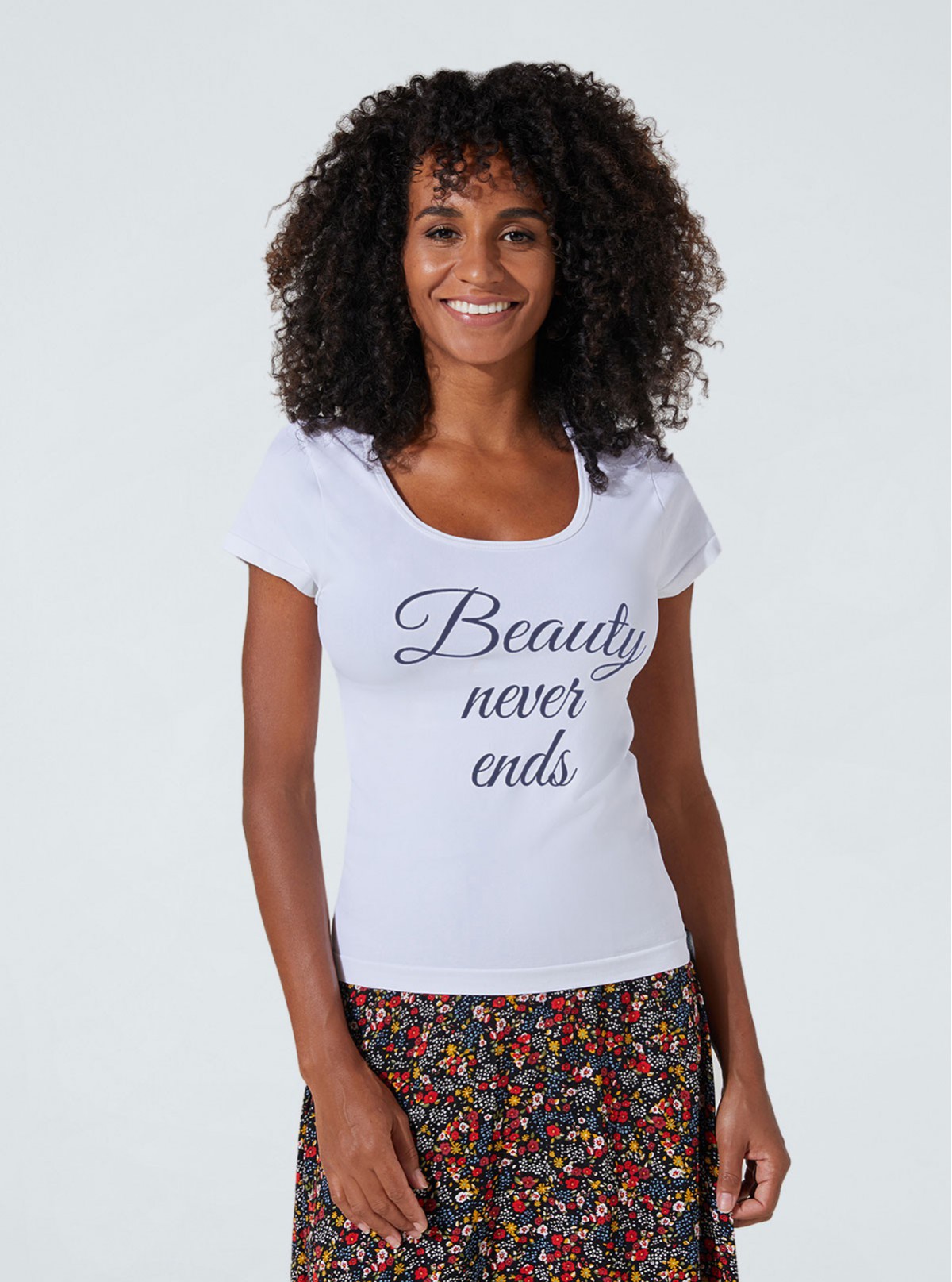 Top Super Fresh with «Beauty» Print