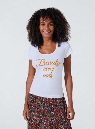 Shirt Super Fresh mit Aufdruck «Beauty»