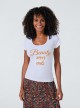 Top Super Fresh with «Beauty» Print