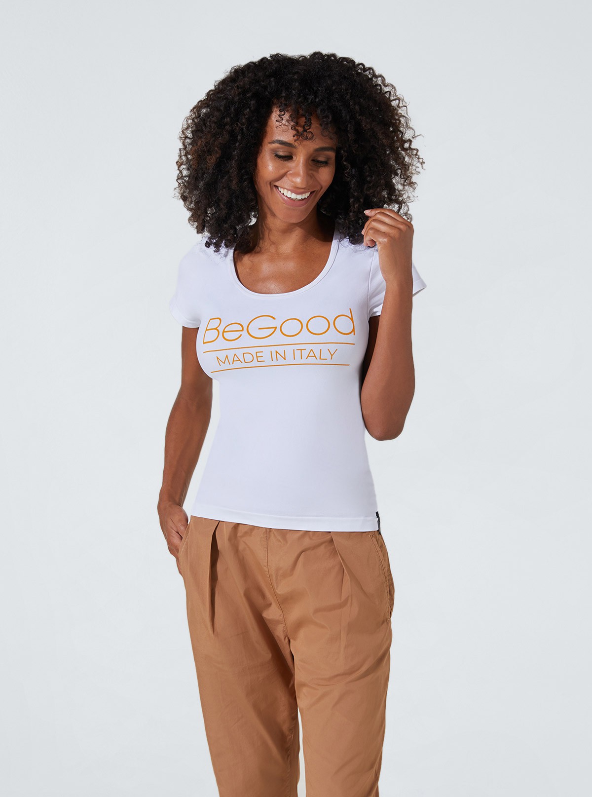 T-Shirt Super Fresh mit Aufdruck «BeGood»