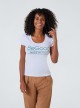 Maglietta Bianca con stampa «BeGood» snellente e idratante