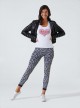 Legging Animalier Zebrato nero-bianco in Dermofibra® Cosmetics